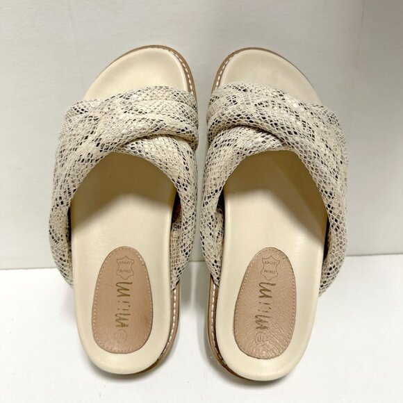 MI.IM Criss Cross Slide Sandals - Picture 6 of 9